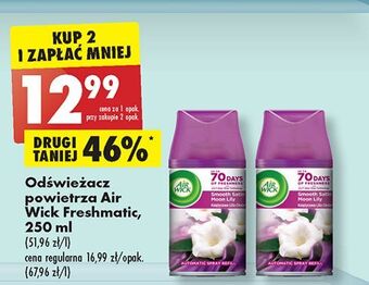 Biedronka Wkład księżycowa lilia otulona satyną air wick freshmatic oferta