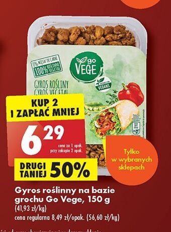 Biedronka Gyros z grochu govege oferta