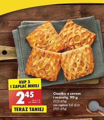 Biedronka Ciastko z serem i morelą oferta