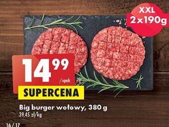 Biedronka Big burger łuków oferta