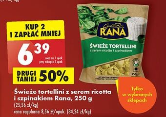 Biedronka Tortellini z serem ricotta i szpinakiem giovanni rana oferta