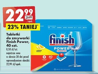 Biedronka Tabletki do zmywarek lemon finish power essential oferta