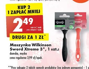 Biedronka Maszynka do golenia wilkinson xtreme 3 oferta