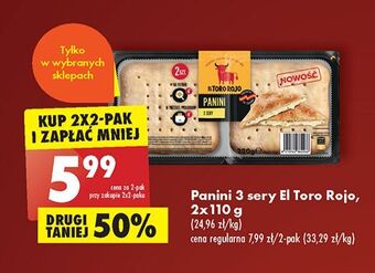 Biedronka Panini 3 sery el toro rojo oferta