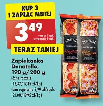 Biedronka Zapiekanka pepperoni donatello oferta