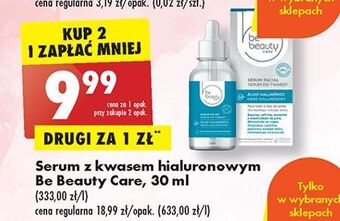 Biedronka Serum do twarzy z kwasem hialuronowym be beauty care oferta