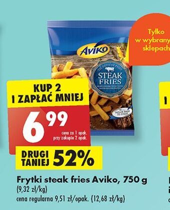 Biedronka Frytki aviko steak fries oferta