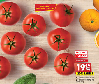 Biedronka Pomidor malinowy polski układany luz 1kg oferta