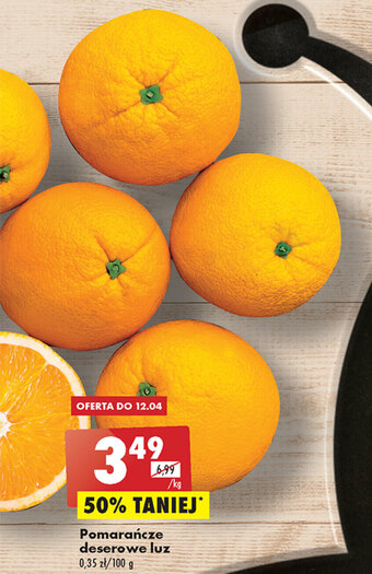 Biedronka Pomarańcze deserowe 1kg oferta