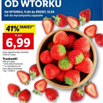 Lidl Truskawki 500 g oferta