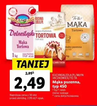 Lidl Mąka pszenna typ 450 oferta