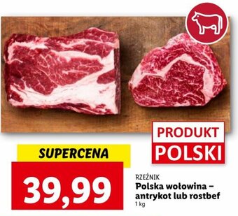 Lidl Rzeźnik Polska wołowina 1 kg oferta