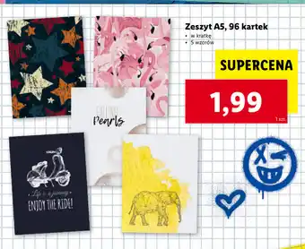 Lidl Zeszyt A5 96 kartek oferta