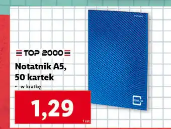 Lidl Notatnik A5 50 kartek oferta