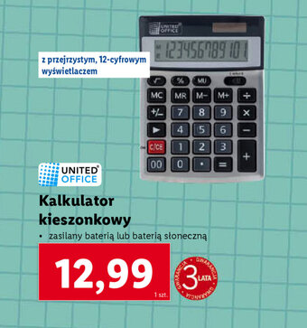 Lidl Kalkulator kieszonkowy oferta