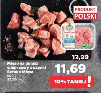 Netto Mięso na gulasz wieprzowy z szynki oferta
