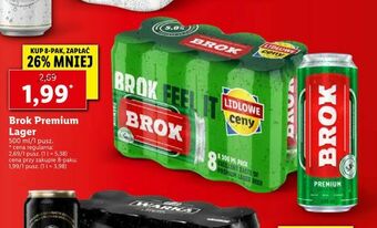 Lidl Brok Premium Lager oferta