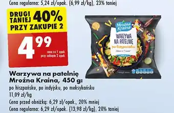 Biedronka Warzywa na patelnię po hiszpańsku oferta