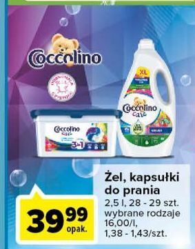 Carrefour Kapsułki do prania color coccolino care oferta