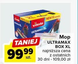 Carrefour Mop z wiadrem vileda ultramax oferta