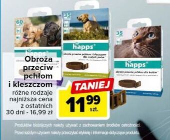Carrefour Obroża dla psa przeciw pchłom i kleszczom 60 cm. happs oferta