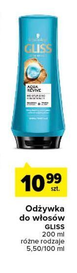Carrefour Odźywka do włosów gliss kur aqua revive oferta