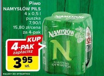 Carrefour Piwo namysłów pils oferta