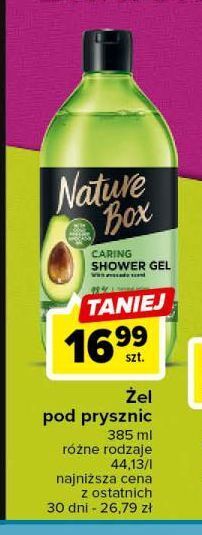 Carrefour Żel pod prysznic avocado nature box oferta
