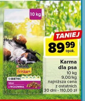 Carrefour Karma dla psa maxi friskies vitafit oferta