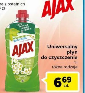 Carrefour Płyn do mycia konwalie ajax floral fiesta oferta