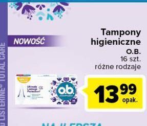 Carrefour Tampony normal o.b. extra protect oferta