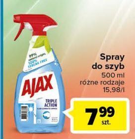 Carrefour Płyn do mycia szyb ajax triple action oferta