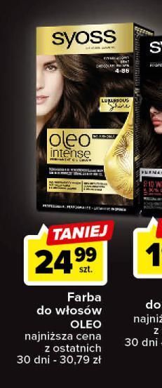 Carrefour Farba do włosów czekoladowy brąz 4-86 syoss oleo intense oferta