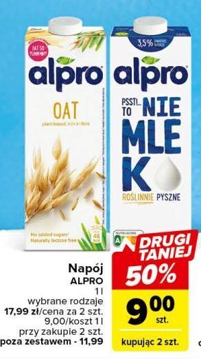 Carrefour Napój owsiany 3.5% alpro oferta