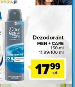 Carrefour Dezodorant clean comfort dove men+care oferta