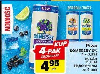 Carrefour Piwo somersby pear 0.0% oferta
