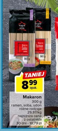 Carrefour Makaron soba house of asia oferta