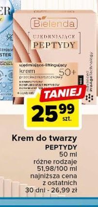 Carrefour Krem 50+ bielenda ujędrniające peptydy oferta