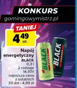 Carrefour Napój energetyczny classic black energy oferta