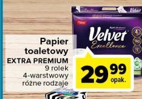 Carrefour Papier toaletowy velvet excellence oferta