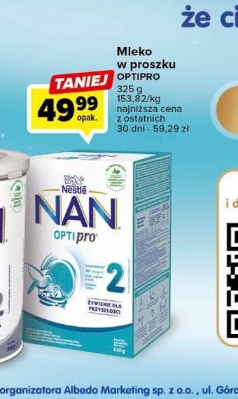 Carrefour Mleko 2 nestle nan optipro oferta