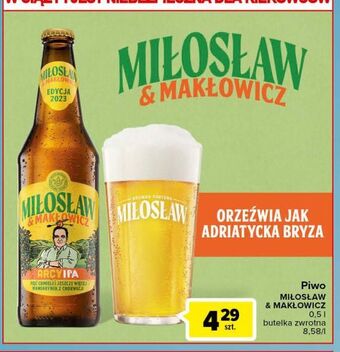 Carrefour Piwo miłosław & makłowicz arcyipa oferta