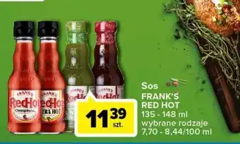 Carrefour Sos xtra hot frank's red hot oferta