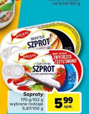 Carrefour Szprot winter w oleju graal oferta