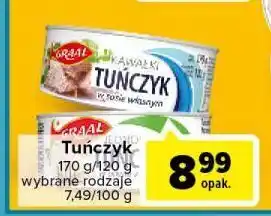 Carrefour Tuńczyk kawałki w sosie własnym graal oferta