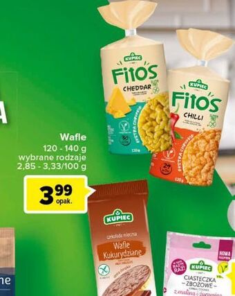 Carrefour Wafle kukurydziane cheddar kupiec fitos oferta