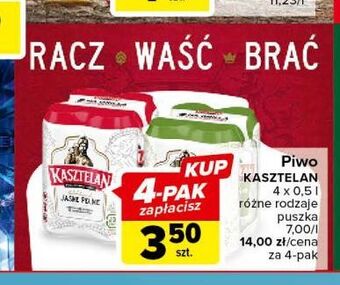 Carrefour Piwo kasztelan jasne pełne oferta