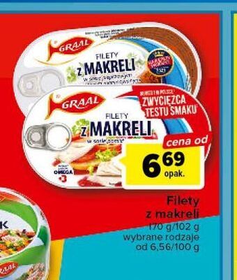 Carrefour Filety z makreli w oleju graal oferta