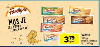 Carrefour Wafle truskawkowo-śmietankowe jutrzenka familijne oferta