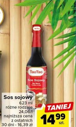 Carrefour Sos sojowy tao oferta